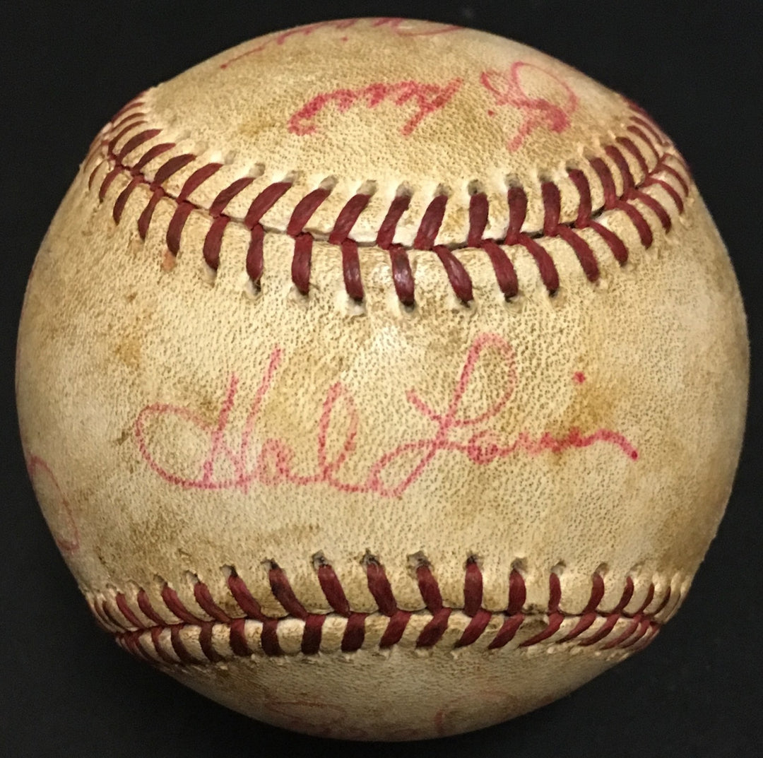 1988 Houston Astros team signed baseball 13 auto Yogi Berra Mike Scott CBM COA