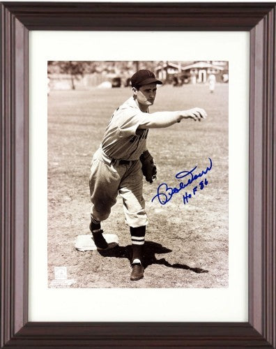 Bobby Doerr signed Boston Red Sox MLB 8x10 Photo HOF 86 minor dings Framed- COA