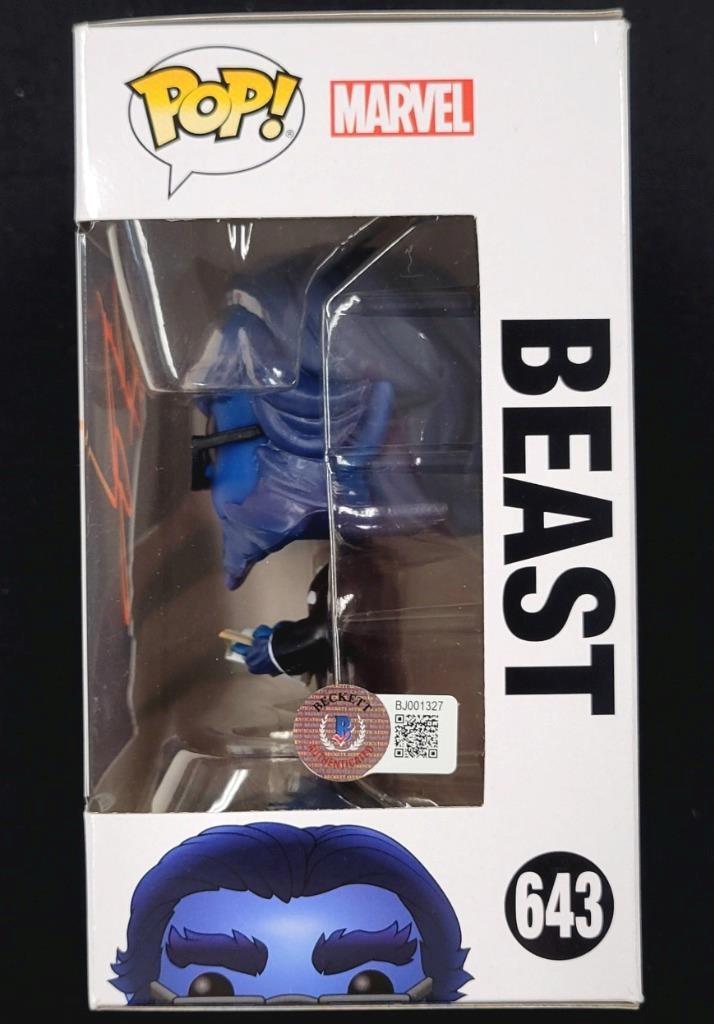 Kelsey Grammer signed Beast X-Men Funko Pop! figure orange autograph BAS Beckett