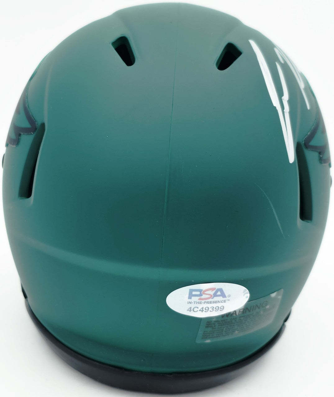 Jason Kelce Signed Philadelphia Eagles Rave Green Speed Mini Helmet PSA/DNA ITP