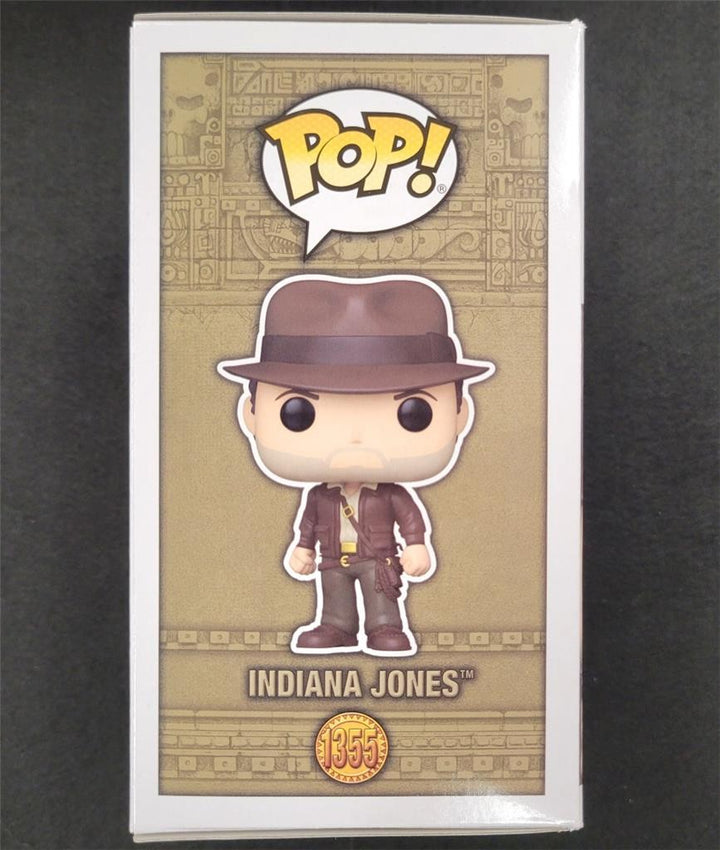Harrison Ford signed Indiana Jones Funko Pop Figure 1355 autograph ~ Beckett BAS