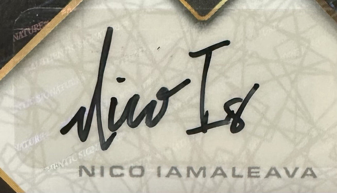 Nico Iamaleava 2024 Wild Card Mania American 1/3 Mint Auto RC Rookie Tennessee