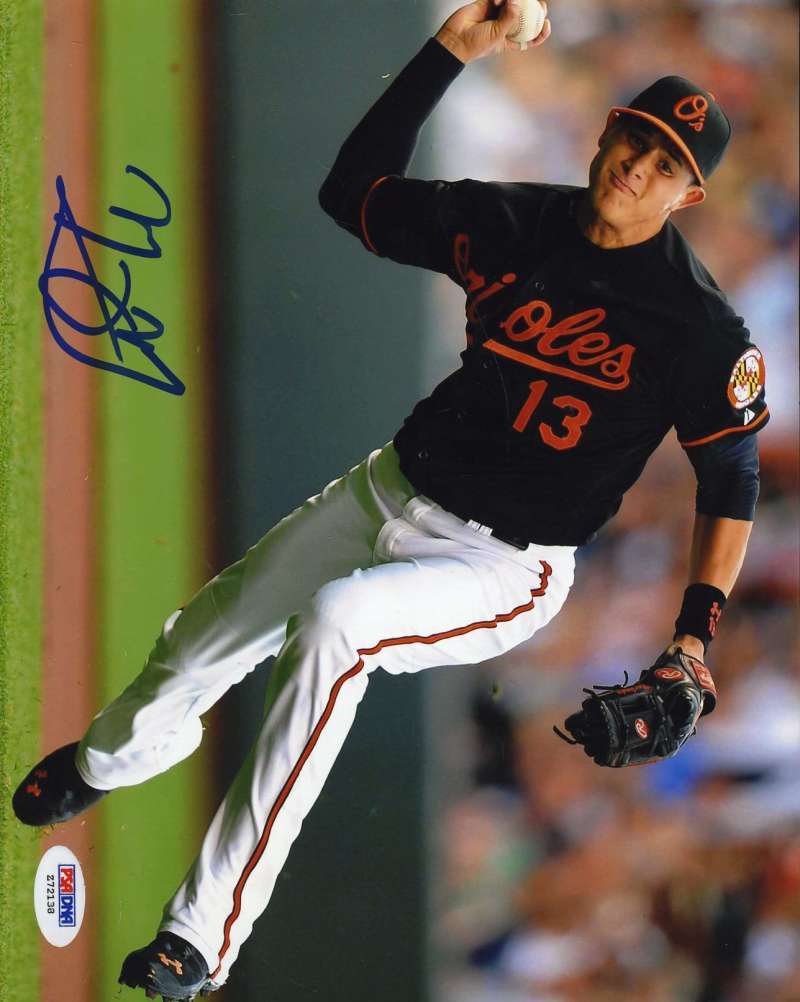 Manny Machado Psa Dna Coa Autographed 8x10 Hand Signed Photo Authentic