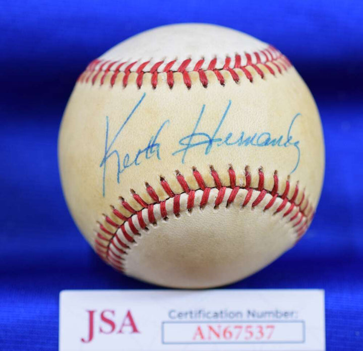 Keith Hernandez JSA COA Autograph National League Feeney Signed Baseball