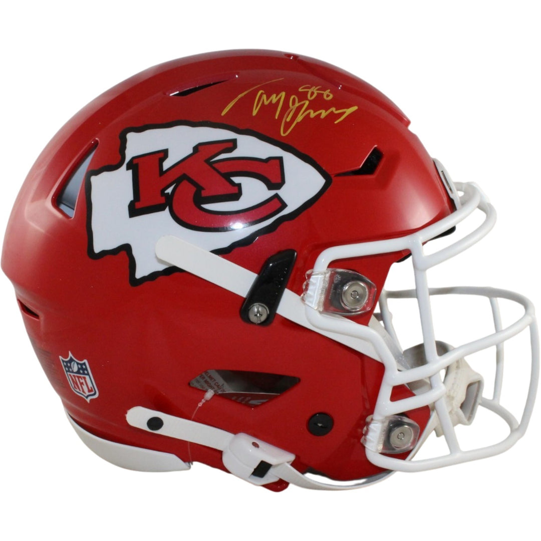 Tony Gonzalez Autographed Kansas City Chiefs SpeedFlex Helmet Beckett 56434
