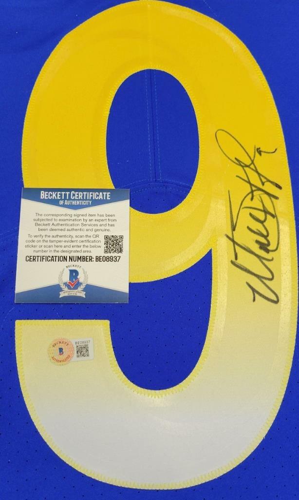 Matthew Stafford signed LA Rams Nike Vapor Elite On-Field Jersey BAS COA Beckett