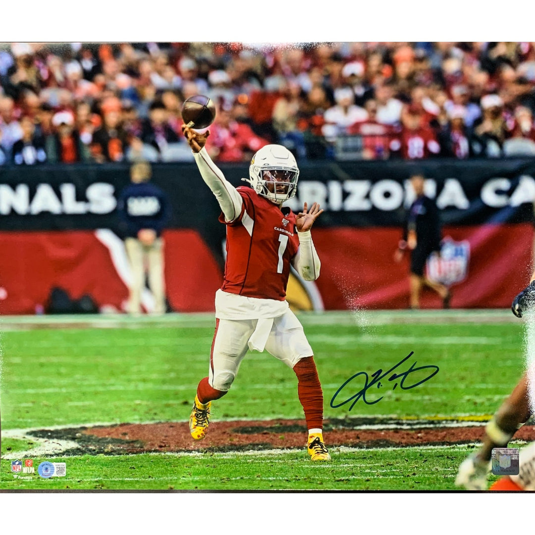 Kyler Murray Autographed/Signed Arizona Cardinal 16x20 Photo Beckett 49647