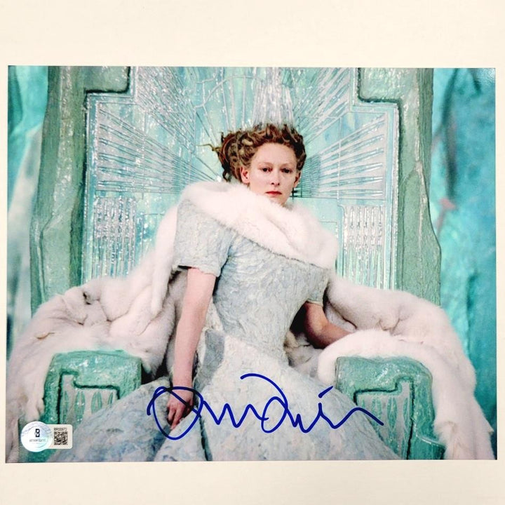 Tilda Swinton signed 8x10 photo Chronicles of Narnia autograph ~ Beckett BAS