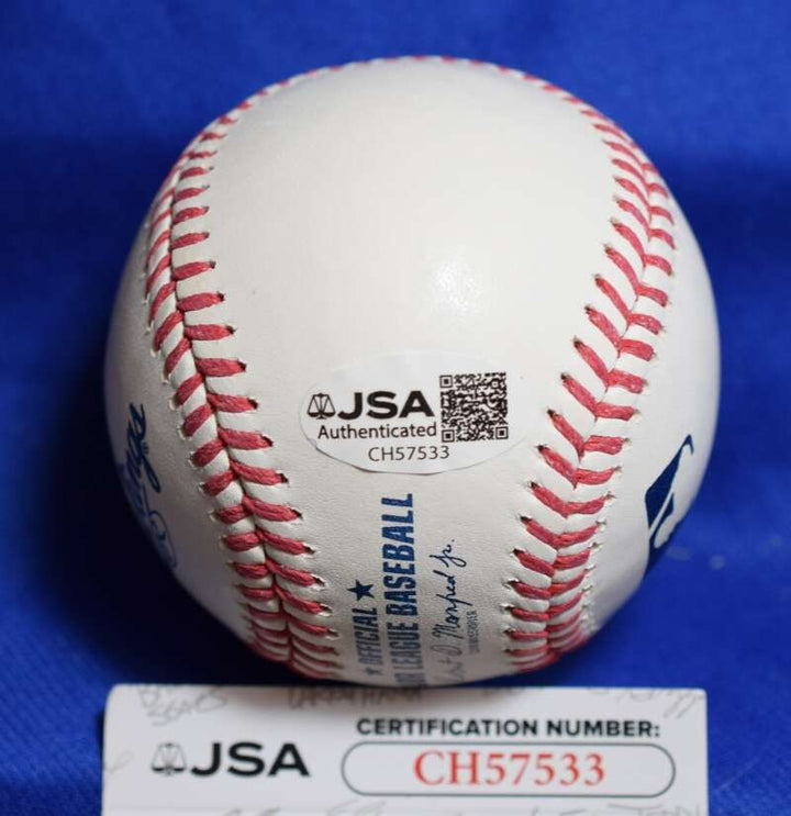 Rick Sutcliffe JSA COA Autographed Official Major League OML Signed Baseball