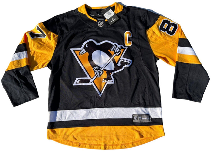SIDNEY CROSBY SIGNED PITTSBURGH PENGUINS FANATICS HOCKEY JERSEY PSA/DNA