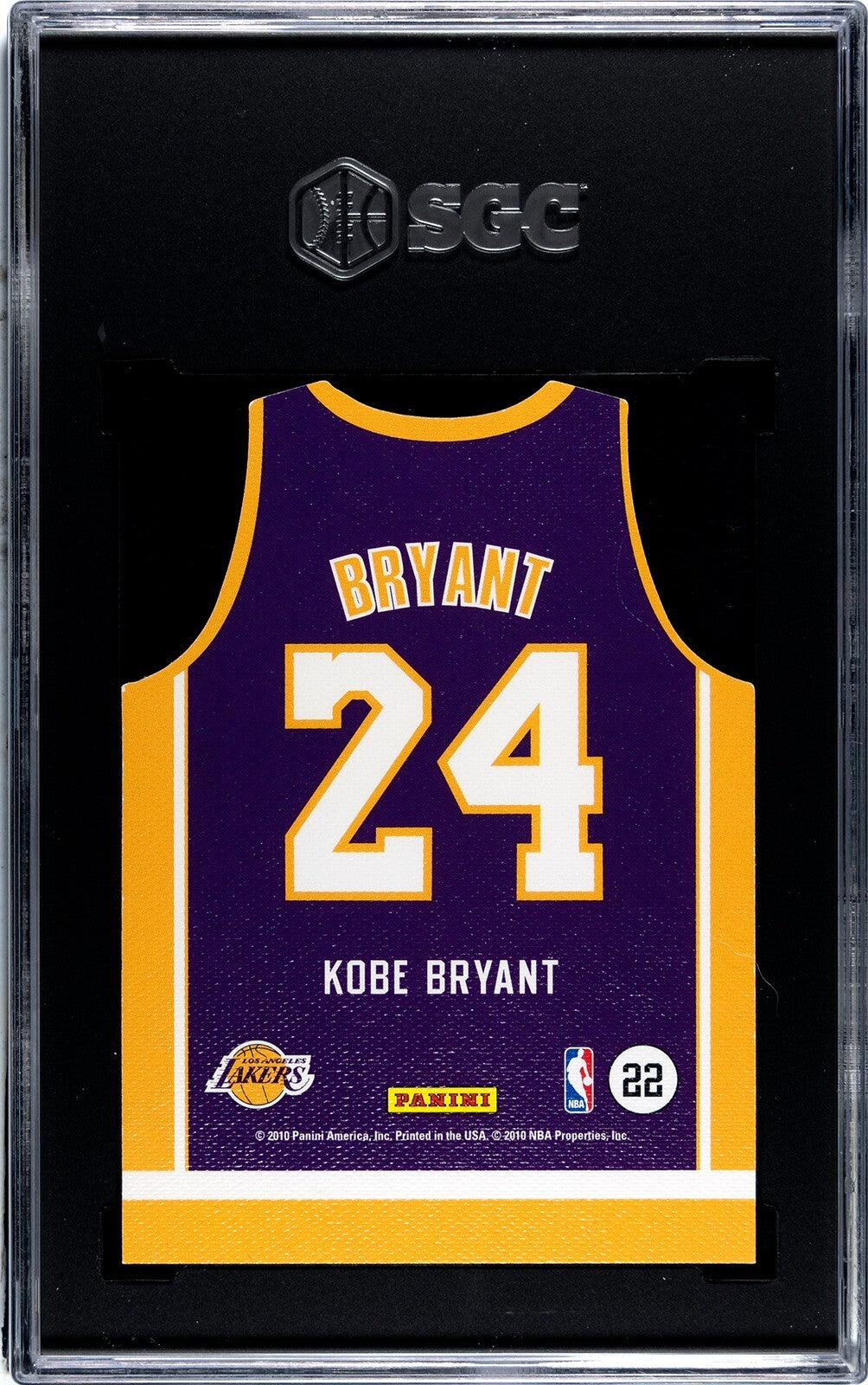 Kobe Bryant 2010-11 Panini Threads Team Away Card #22- SGC Graded 9 MT