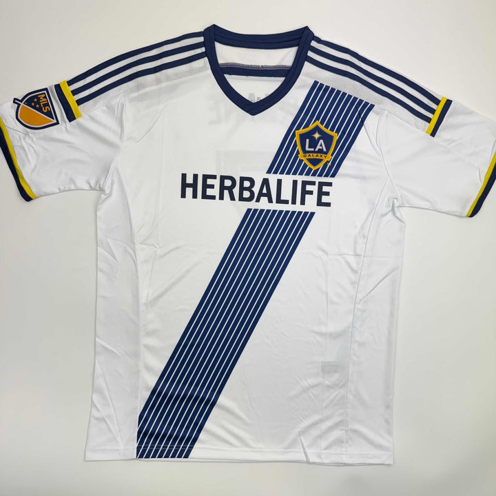 Autographed/Signed Robbie Keane LA Galaxy White Jersey Beckett BAS COA