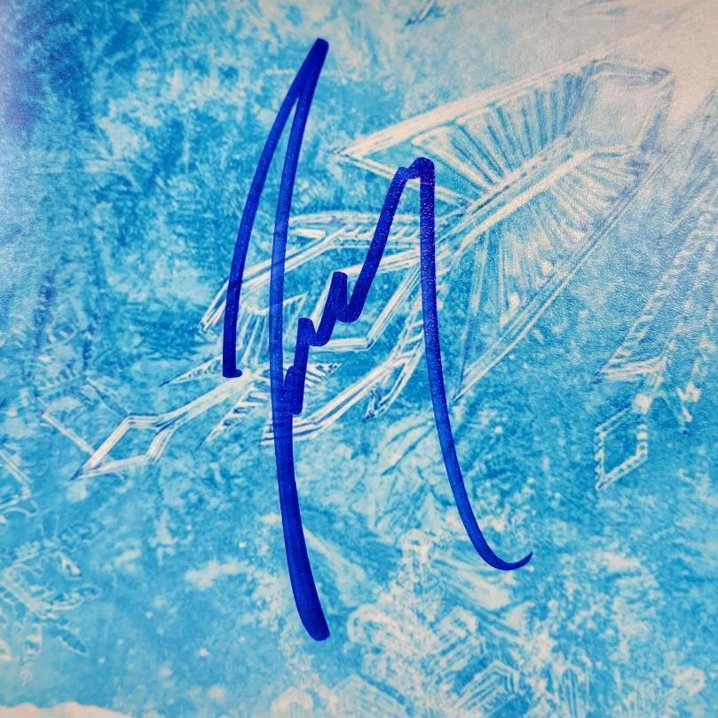 Josh Gad signed Disney Frozen 8x10 Photo Voice of Olaf autograph Beckett BAS COA