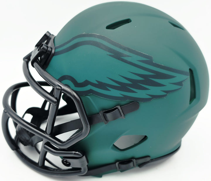 Alshon Jeffery Signed Philadelphia Eagles Rave Green Speed Mini Helmet Beckett
