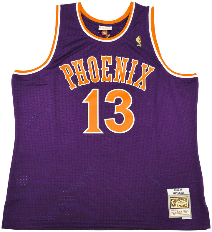 Suns Steve Nash Auto Purple AUTH Mitchell Ness 05-06 HWC Swingman Jersey XXL BAS