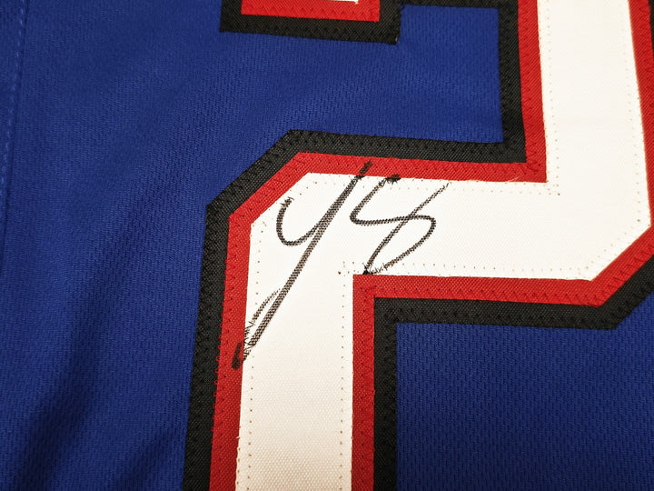 Buffalo Bills LeSean McCoy Signed Blue Jersey Beckett BAS Witness