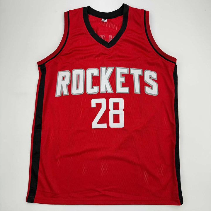 Autographed/Signed Alperen Sengun Houston Red Basketball Jersey Beckett BAS COA
