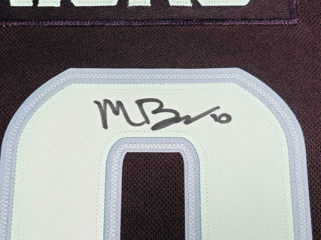 Seattle Kraken Matty Beniers Auto Blue Adidas Authentic Jersey Size 44 Fanatics