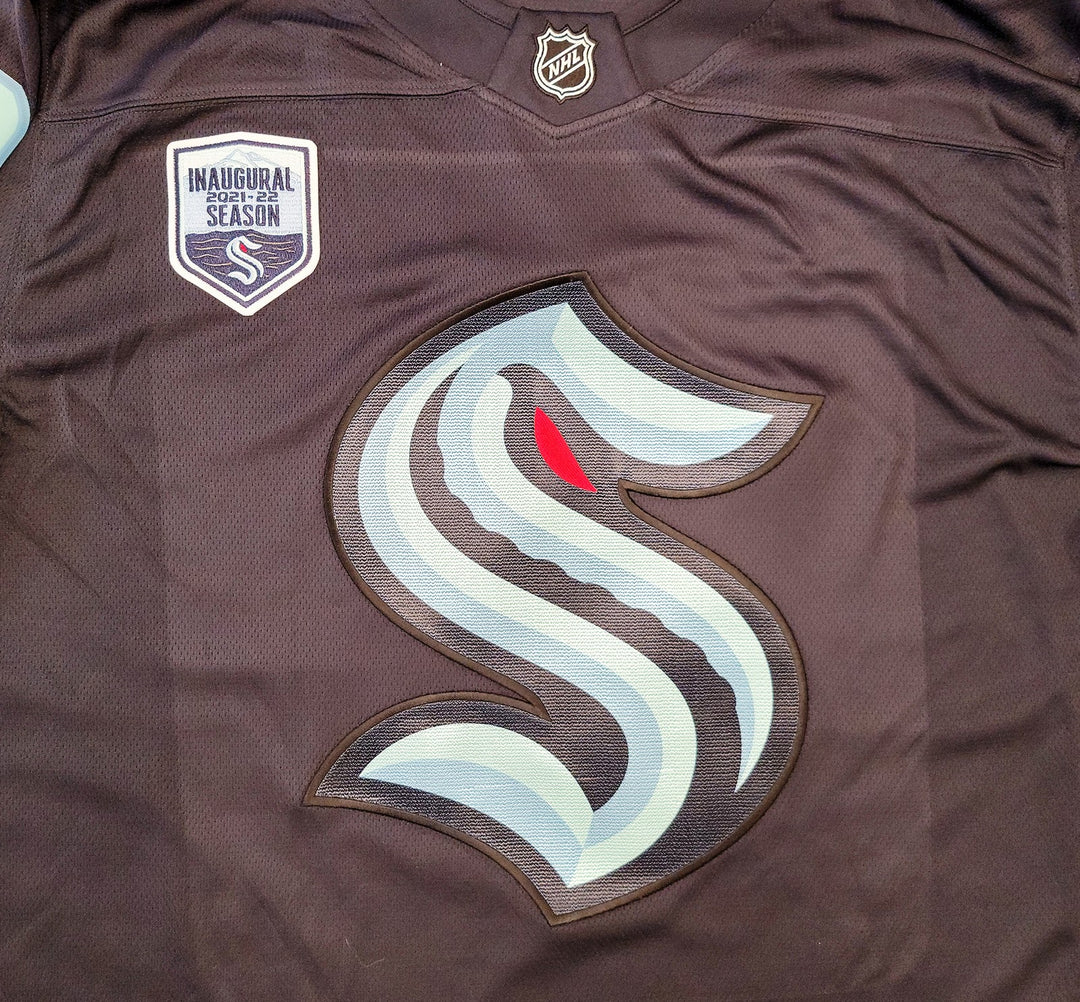 Kraken Ryan Donato Auto Blue Fanatics Jersey XL Inaugural Season Patch Fanatics