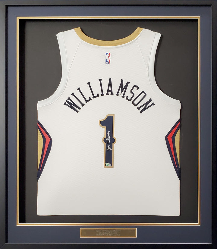 New Orleans Pelicans Zion Williamson Signed White Nike Swingman Jersey Fanatics