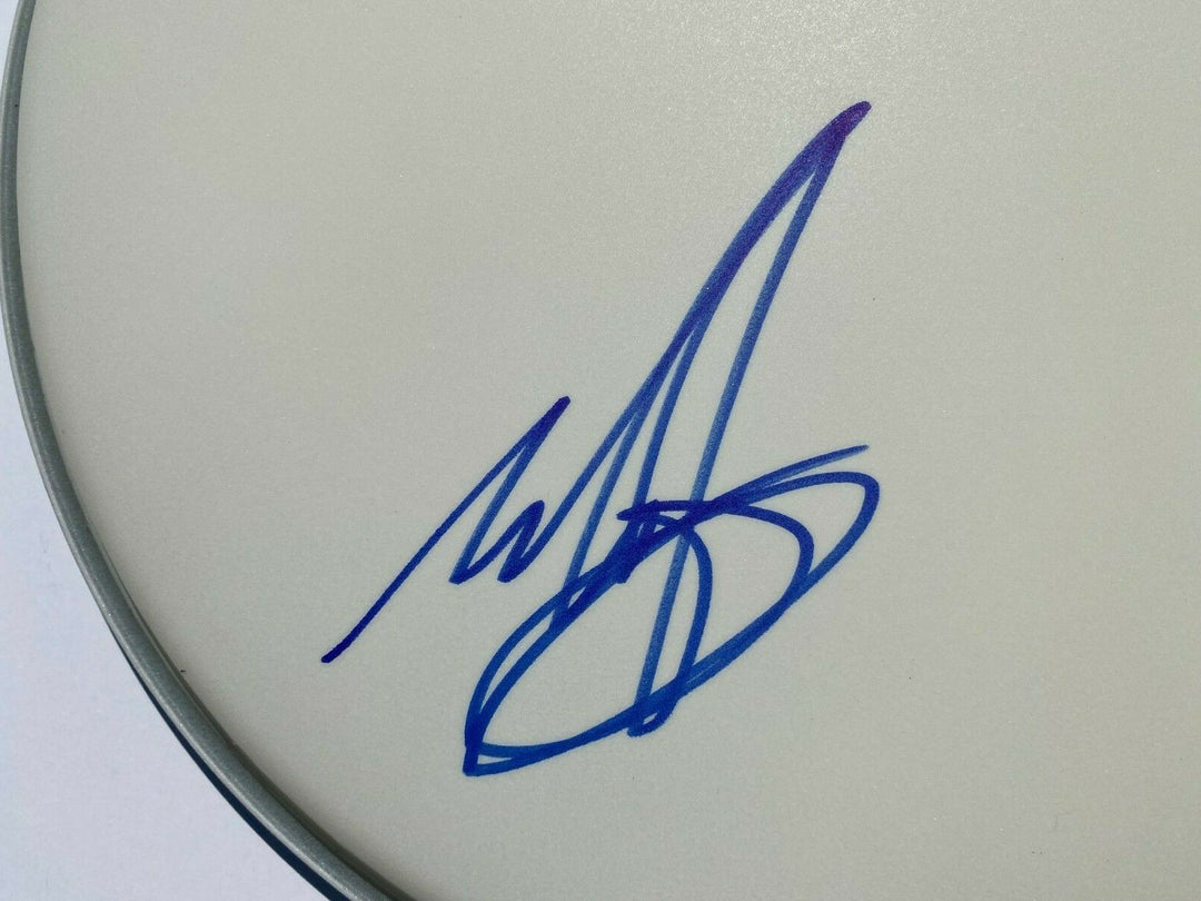 MARK HOPPUS SIGNED AUTOGRAPHED BLINK 182 DRUMHEAD ENEMA OF THE STATES PSA/DNA