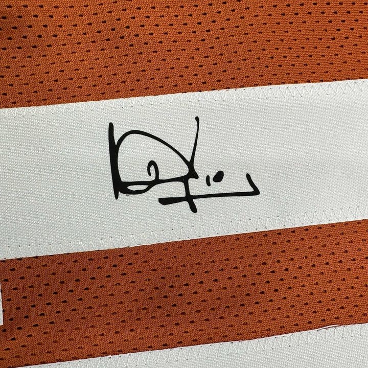Facsimile Autographed Vince Young Texas Orange Reprint Jersey Size Men's XL