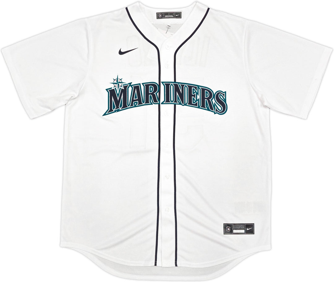 Mariners Ichiro Suzuki Auto White Nike Jersey Size L "HOF 25" IS Holo & Beckett