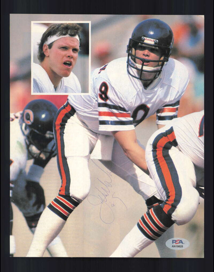 Jim McMahon PSA DNA Signed  Vintage 8x10 Photo Autographed Bears