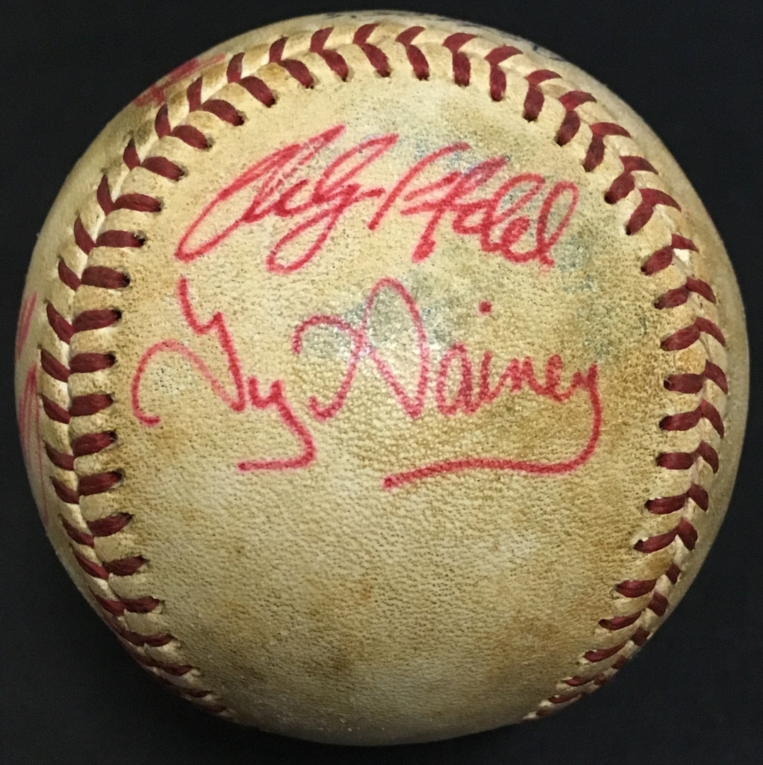 1988 Houston Astros team signed baseball 13 auto Yogi Berra Mike Scott CBM COA