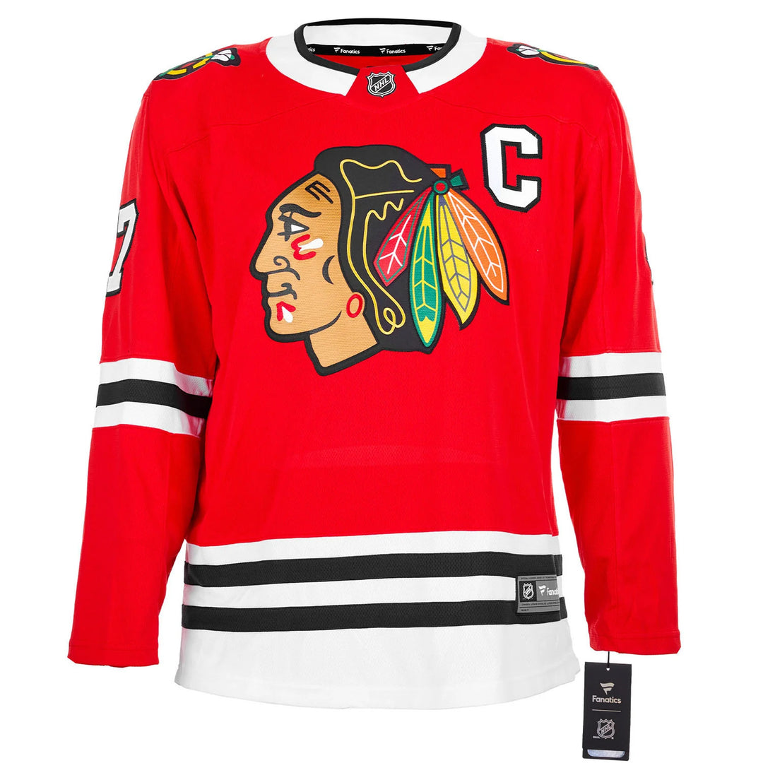 Chris Chelios Signed Chicago Blackhawks Graphic Art Fanatics Jersey #/7