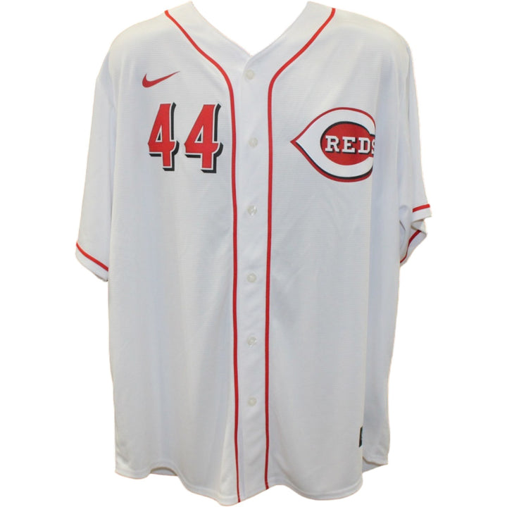 Elly De La Cruz Autographed Cincinnati Reds Nike White XL Jersey Beckett 56468