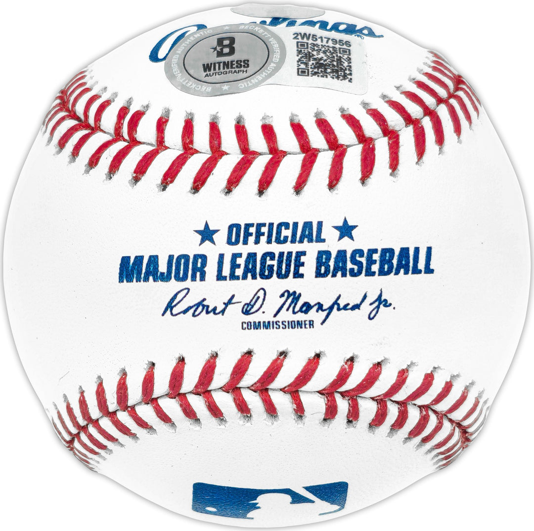 Ichiro Suzuki Signed MLB Baseball Mariners "HOF 25" IS Holo & Beckett Witness