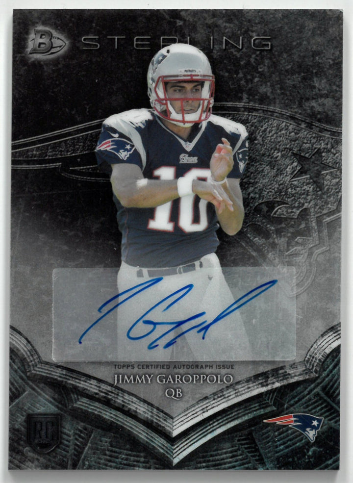 Jimmy Garoppolo signed 2014 Topps/Bowman Sterling Certified Auto Rookie/RC Card