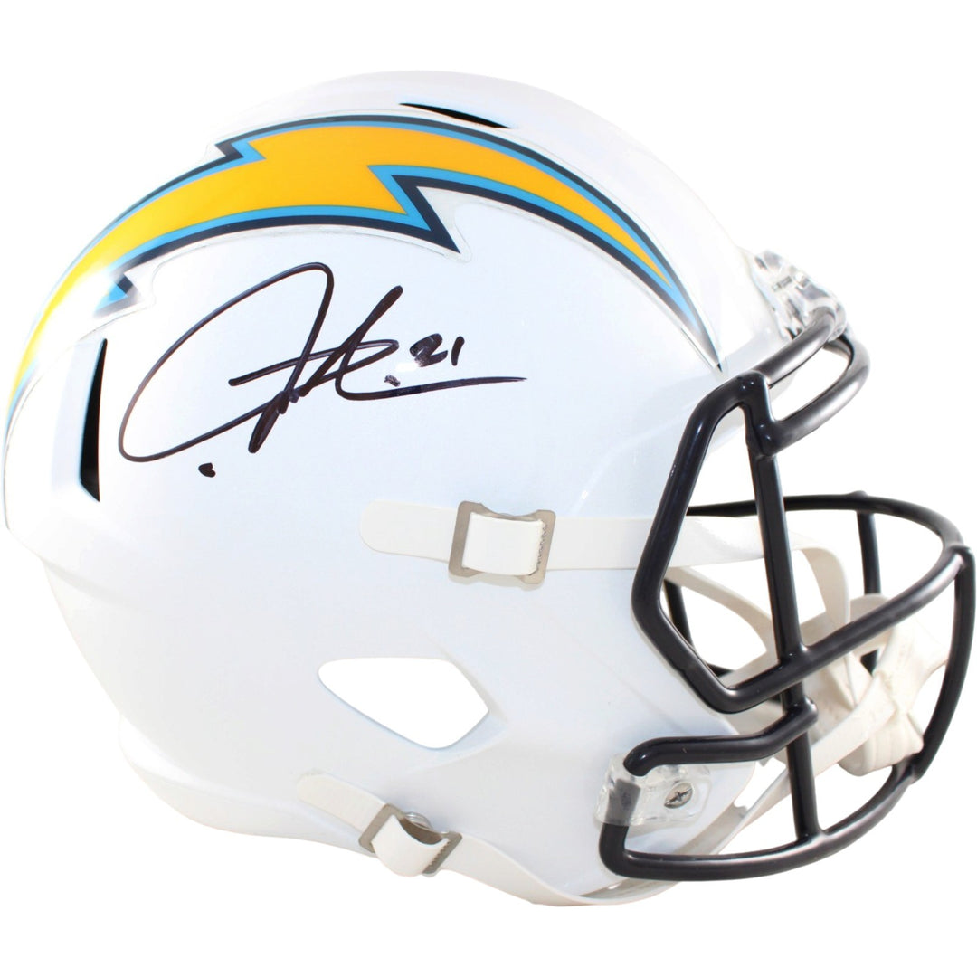 LaDainian Tomlinson Signed San Diego Chargers Helmet F/S Rep 07-18 TB BAS 58741
