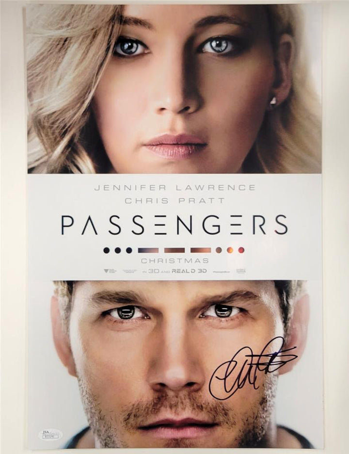 Chris Pratt signed Passengers 12x18 photo poster autograph ~ JSA sticker