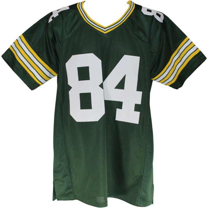 Sterling Sharpe Autographed/Signed Pro Style XL Green Jersey HOF Beckett W 53871