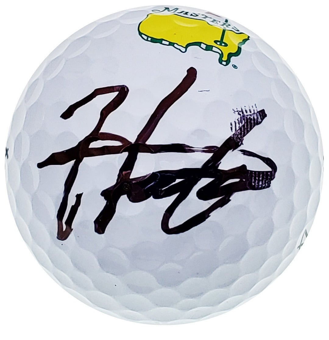 Hideki Matsuyama Signed Masters Logo Golf Ball (Smudged) Beckett #WH96172