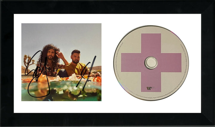 Dan + Shay Duo signed 2021 “Good Things” Album Cover Booklet w/ CD Framed 6.5x12