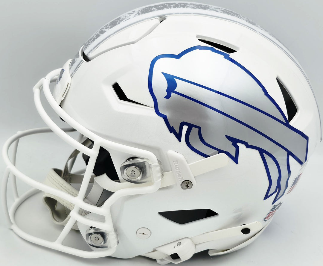 Jim Kelly, Thomas & Reed Auto Bills White FS Authentic Hyper Speed Flex Helmet