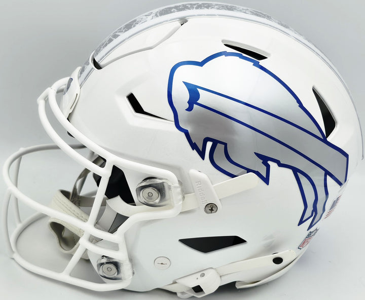 Jim Kelly, Thomas & Reed Auto Bills White FS Authentic Hyper Speed Flex Helmet