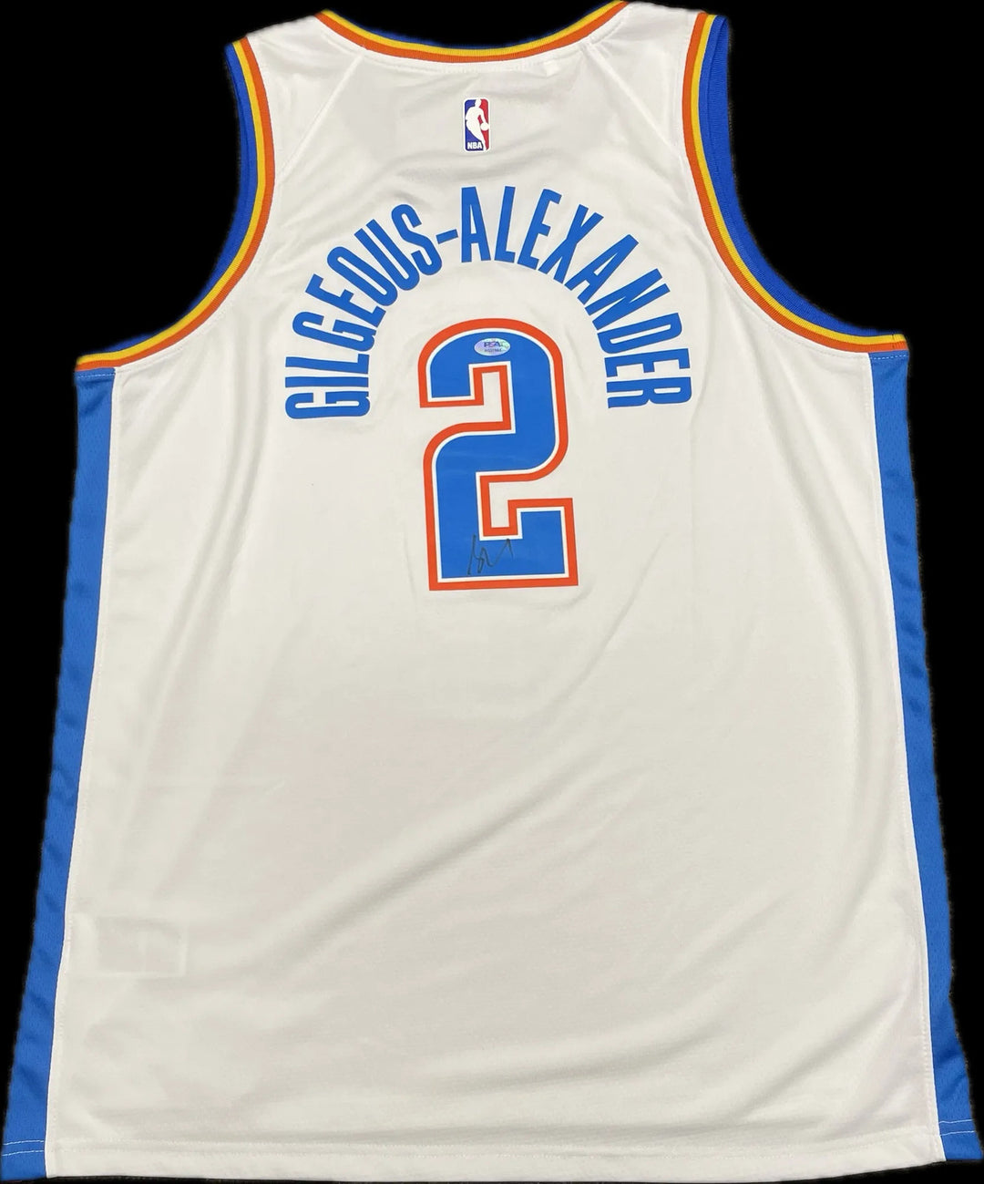Shai Gilgeous-Alexander Signed Oklahoma City Thunder Jersey PSA