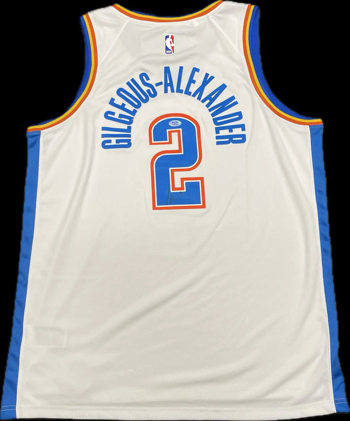 Shai Gilgeous-Alexander Signed Oklahoma City Thunder Jersey PSA