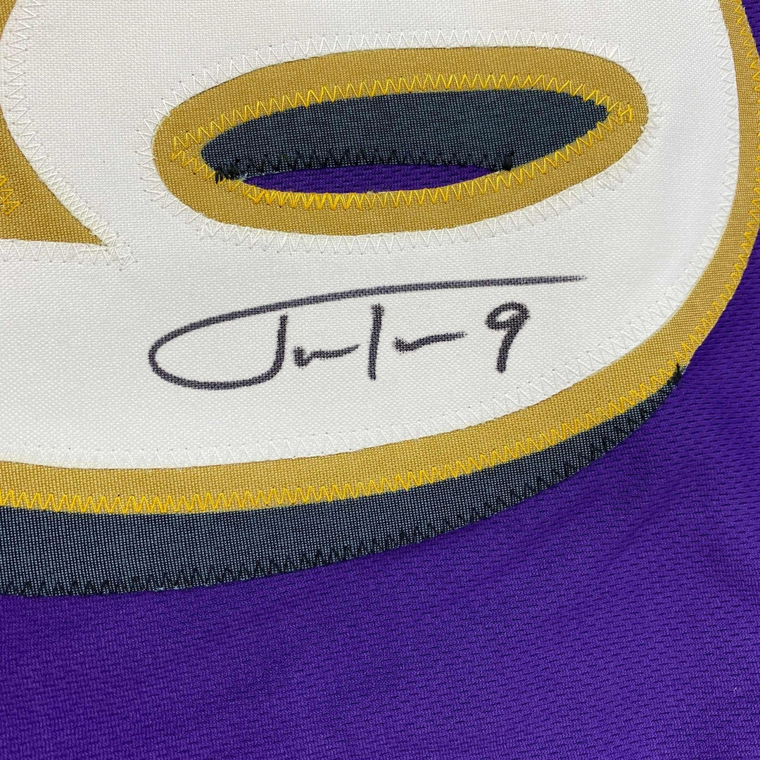 Signed Justin Tucker 66 Yard GW FG Stat Baltimore Jersey JSA COA