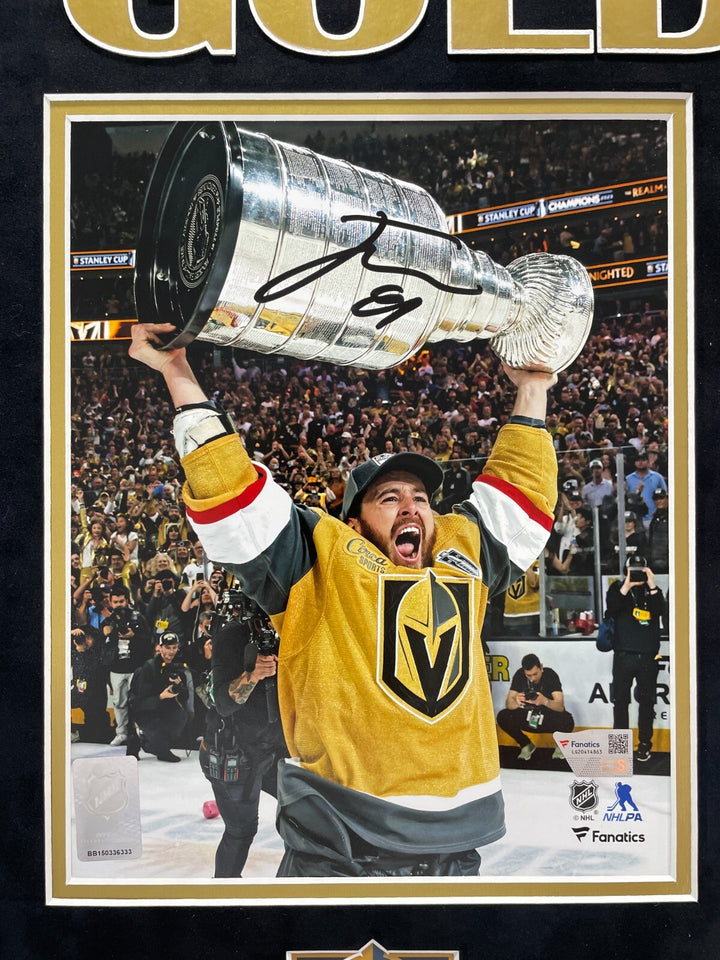 Marchessault Karlsson Smith Signed Framed Vegas Golden Knights Misfits 8x10 COA