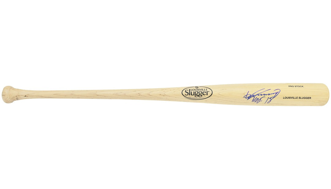 Vladimir Guerrero Sr. Auto Blonde L Slugger Baseball Bat Angels HOF 18 Beckett