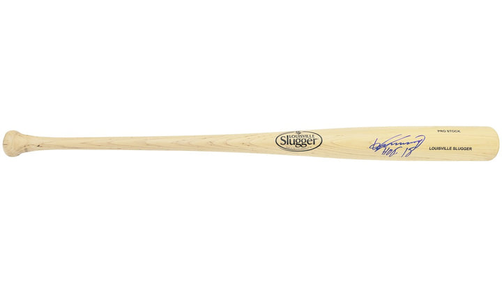 Vladimir Guerrero Sr. Auto Blonde L Slugger Baseball Bat Angels HOF 18 Beckett