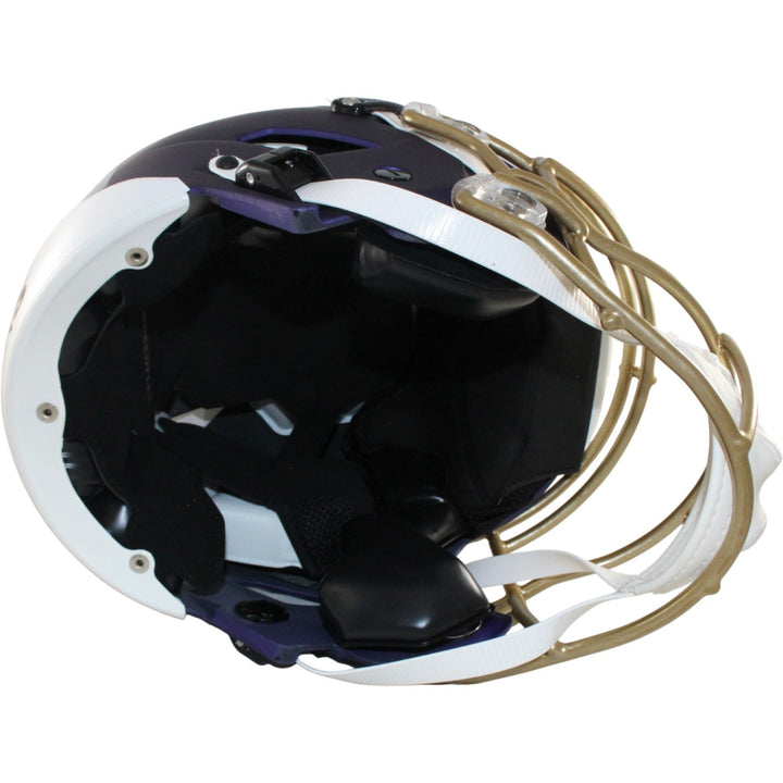 Ray Lewis Autographed Baltimore Ravens SpeedFlex 24 Alt Helmet Beckett W 56152