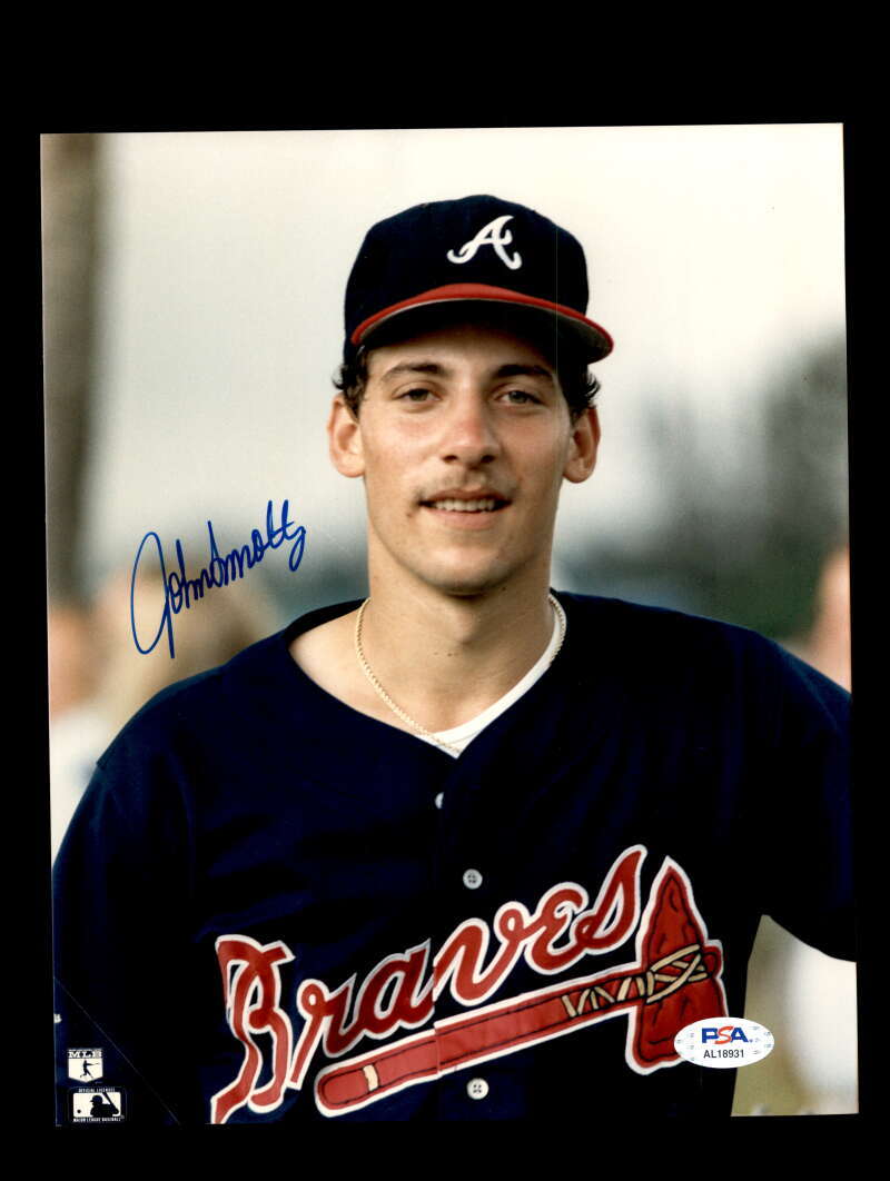 John Smoltz PSA DNA Signed  8x10 Photo Autograph Braves