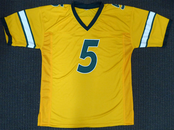 North Dakota State Bison Trey Lance Signed Yellow Jersey Beckett BAS