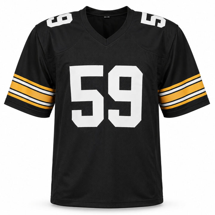 Pittsburgh Steelers Jack Ham Signed Black Jersey "HOF 88" Beckett BAS Witness